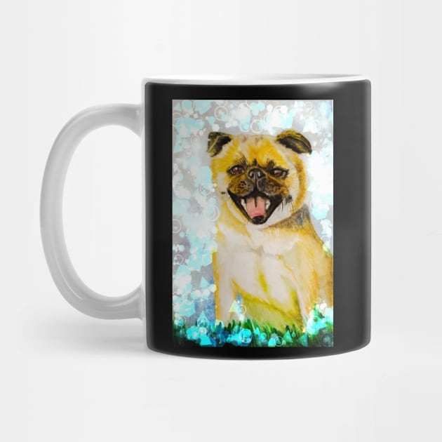 Pug by teenamarie23art